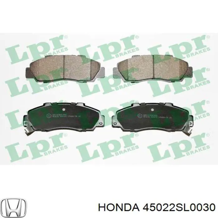 45022SL0030 Honda колодки гальмівні передні, дискові