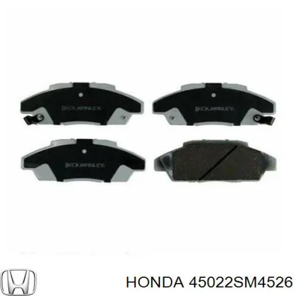 45022SM4526 Honda Передні гальмівні колодки