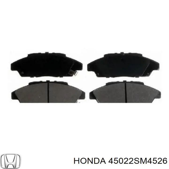 Передні тормозні колодки 45022SM4526 Honda