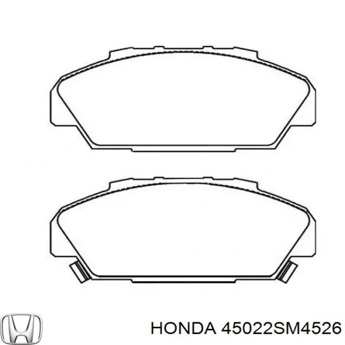 Гальмівні колодки Honda 45022SM4526 ціна, від 20.41 USD
