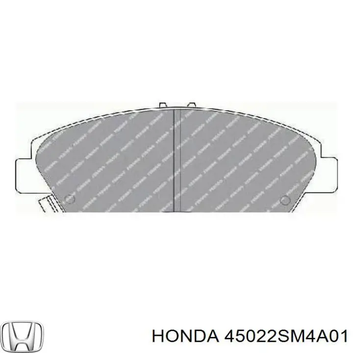 Гальмівні колодки Honda 45022SM4A01 ціна, від 15.88 USD