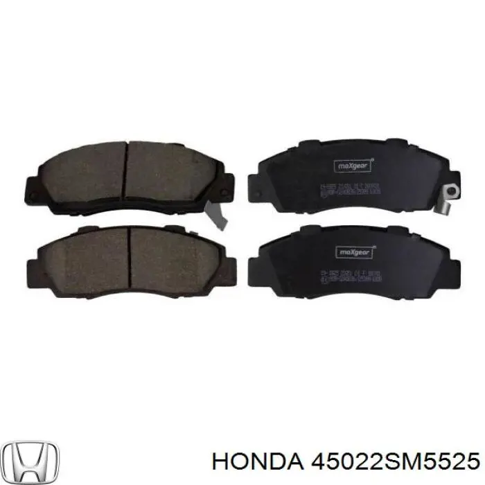 Гальмівні колодки Honda 45022SM5525 ціна, від 22.70 USD
