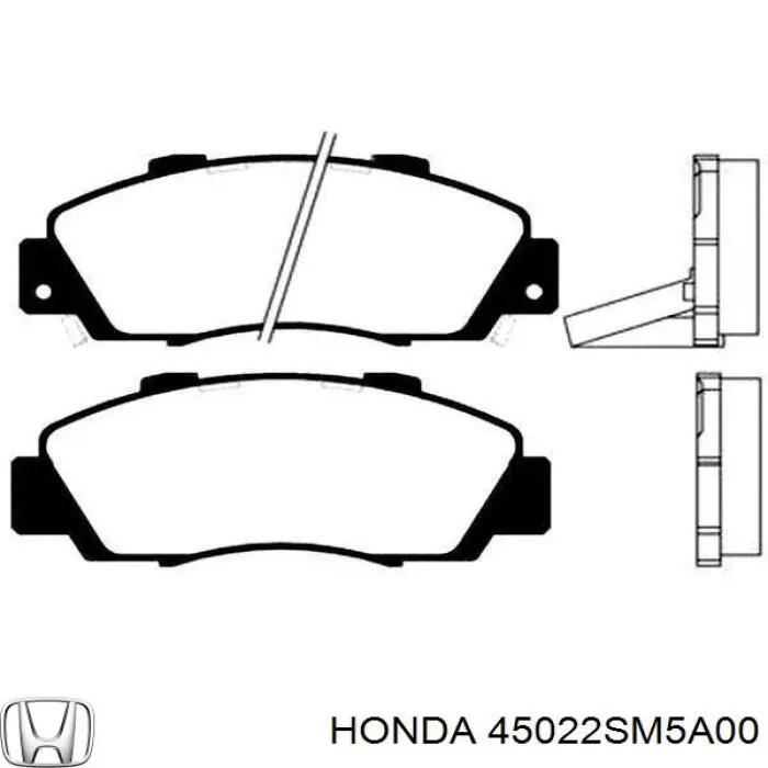 Гальмівні колодки Honda 45022SM5A00 ціна, від 22.70 USD