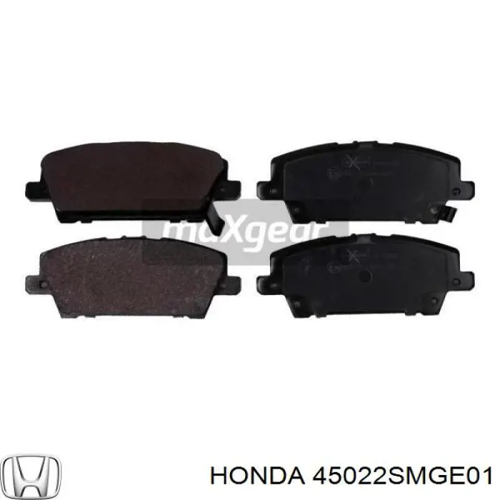 Передні тормозні колодки 45022SMGE01 Honda