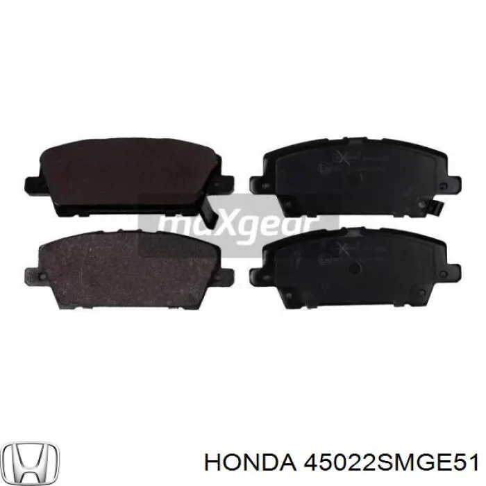 Гальмівні колодки Honda 45022SMGE51 ціна, від 23.47 USD