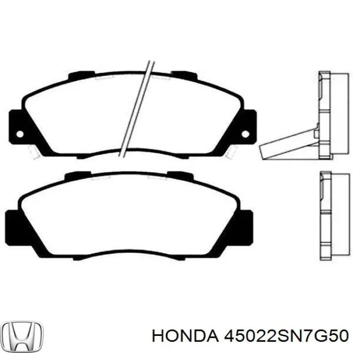 Гальмівні колодки Honda 45022SN7G50 ціна, від 25.12 USD