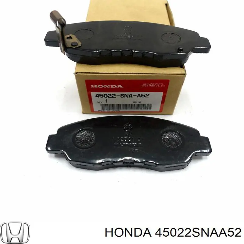 45022SNAA52 Honda колодки гальмівні передні, дискові