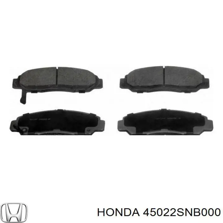 Тормозні колодки Honda 45022SNB000