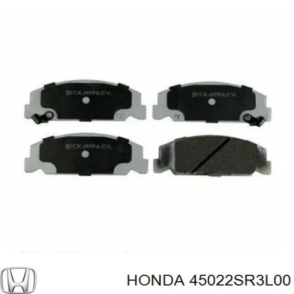 45022SR3L00 Honda Передні гальмівні колодки
