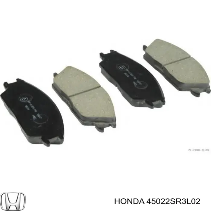Гальмівні колодки Honda 45022SR3L02 ціна, від 12.15 USD