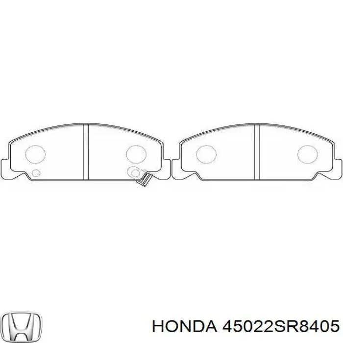 Купити 45022SR8405 Honda Колодки гальмівні передні, дискові