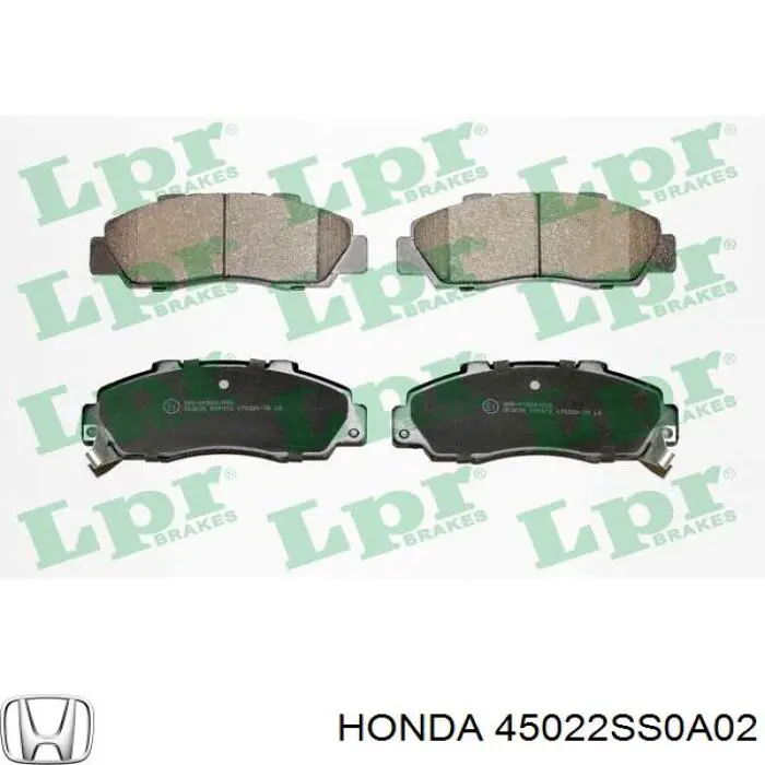 45022SS0A02 Honda колодки гальмівні передні, дискові