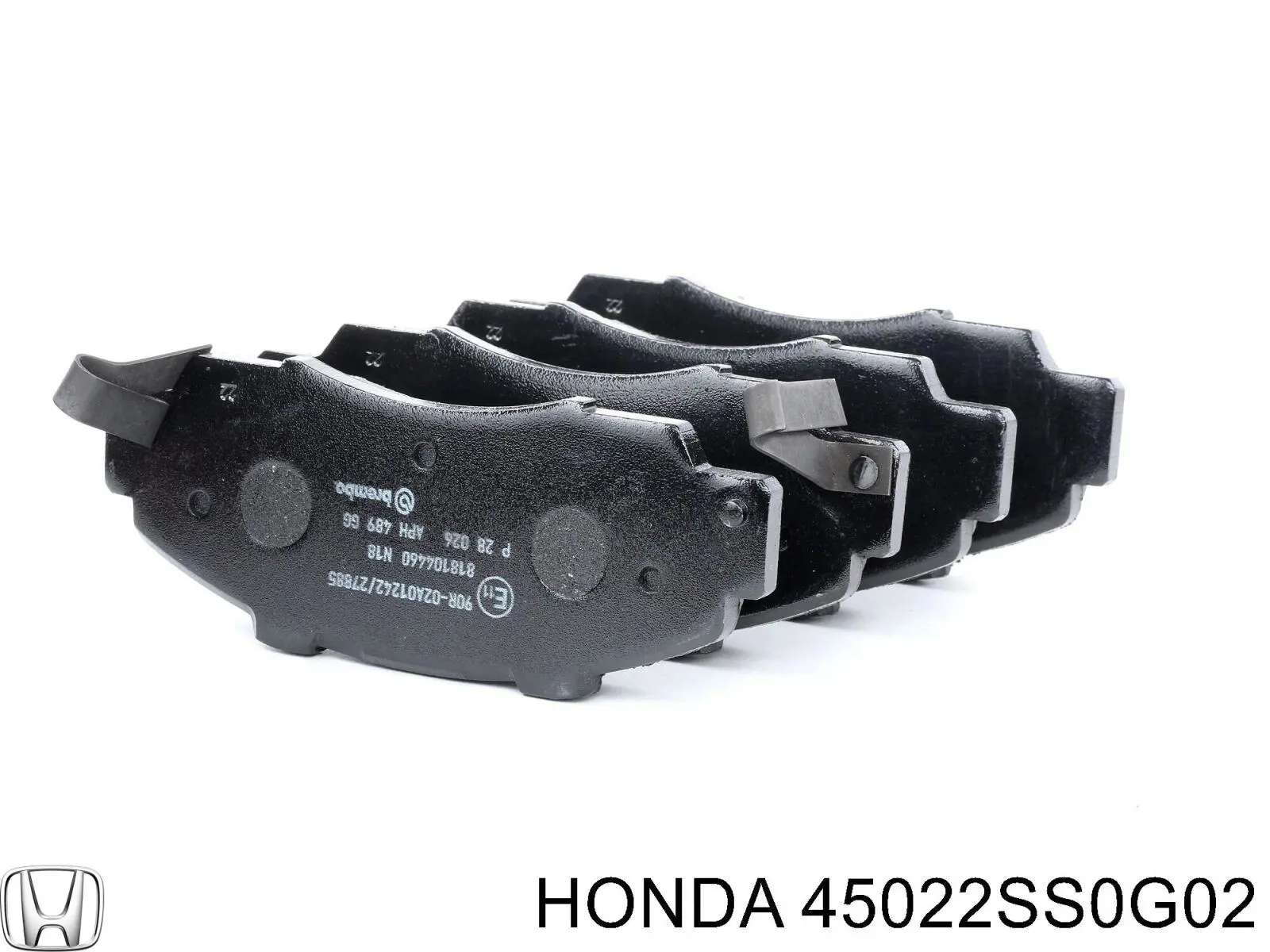 Купити 45022SS0G02 Honda Колодки гальмівні передні, дискові