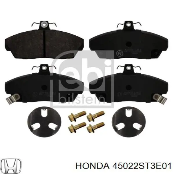 Купити 45022ST3E01 Honda Колодки гальмівні передні, дискові