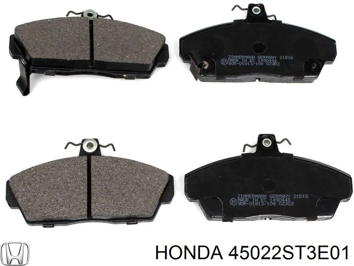 45022ST3E01 Honda Передні гальмівні колодки