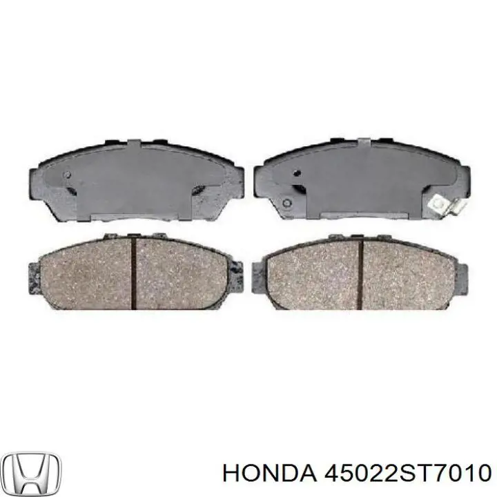 45022ST7010 Honda Передні гальмівні колодки