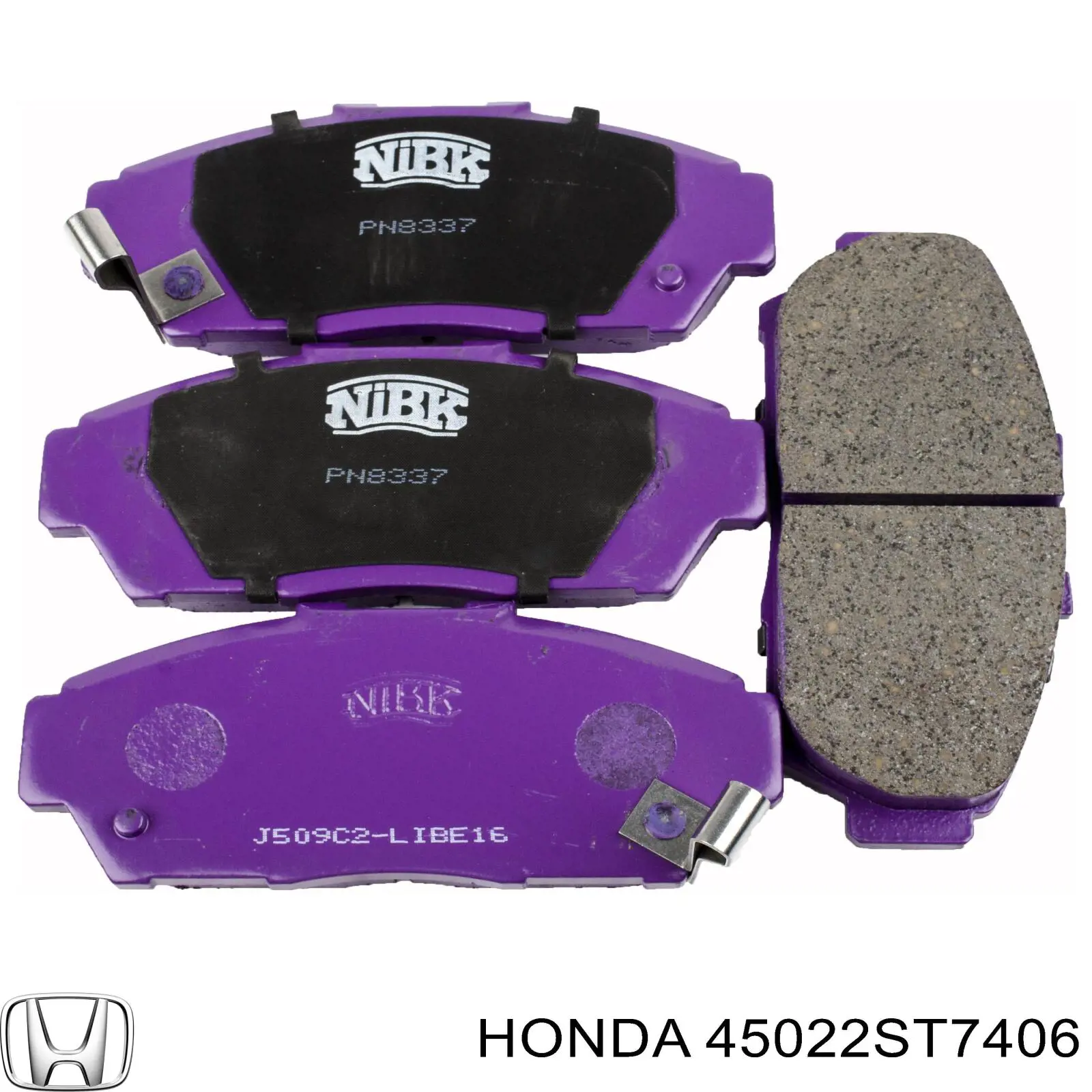 Гальмівні колодки Honda 45022ST7406 ціна, від 8.95 USD