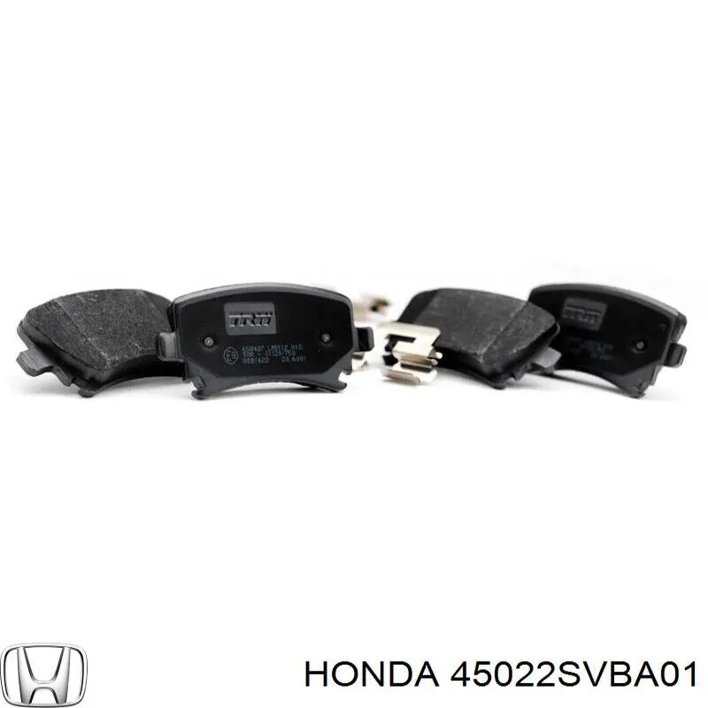 45022SVBA01 Honda колодки гальмівні передні, дискові