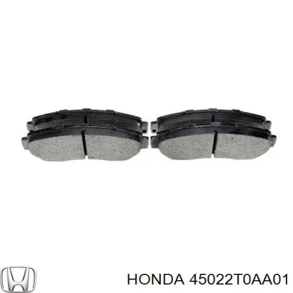 Передні тормозні колодки 45022T0AA01 Honda