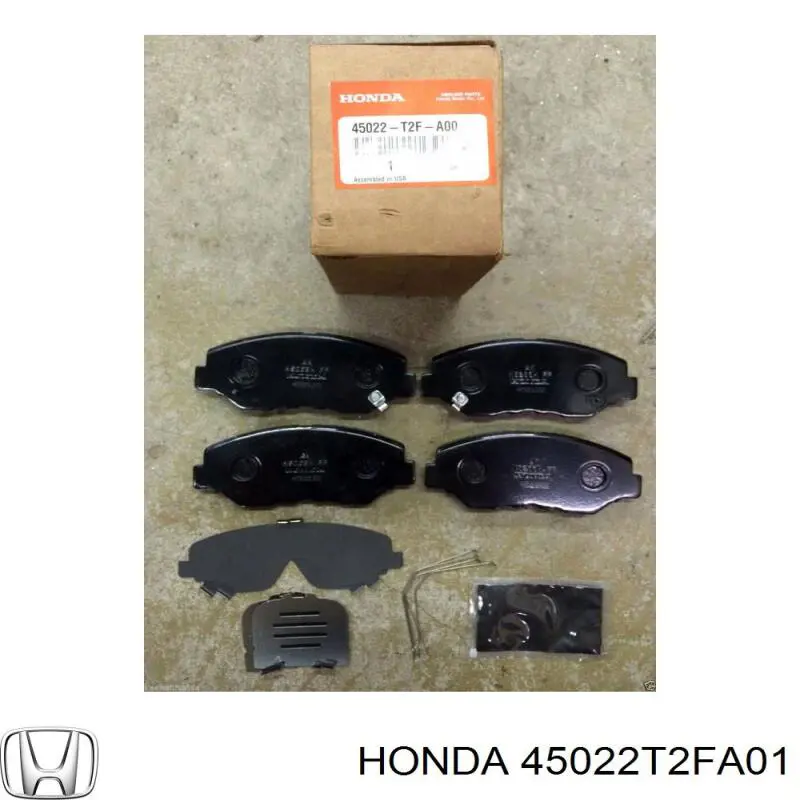 45022T2FA01 Honda Передні гальмівні колодки