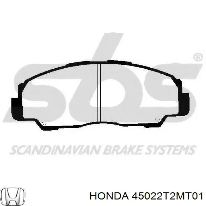 Гальмівні колодки Honda 45022T2MT01 ціна, від 38.57 USD