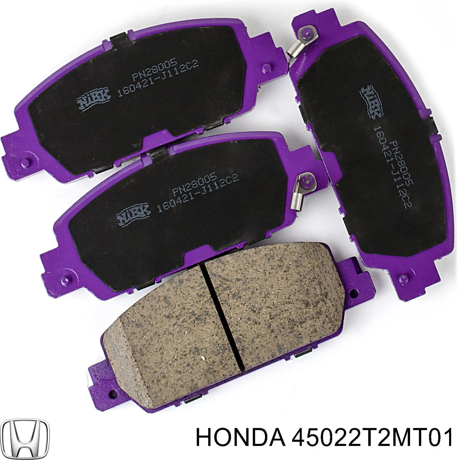 Купити 45022T2MT01 Honda Колодки гальмівні передні, дискові