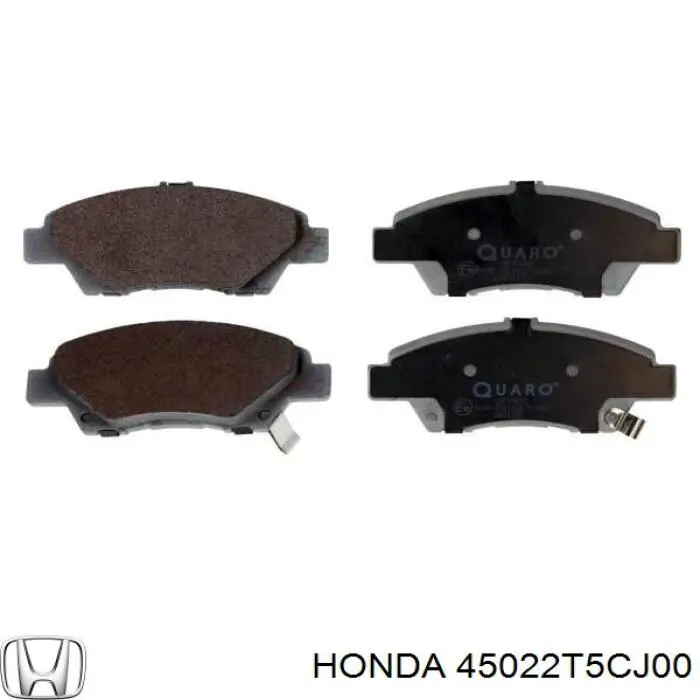 45022T5CJ00 Honda Передні гальмівні колодки