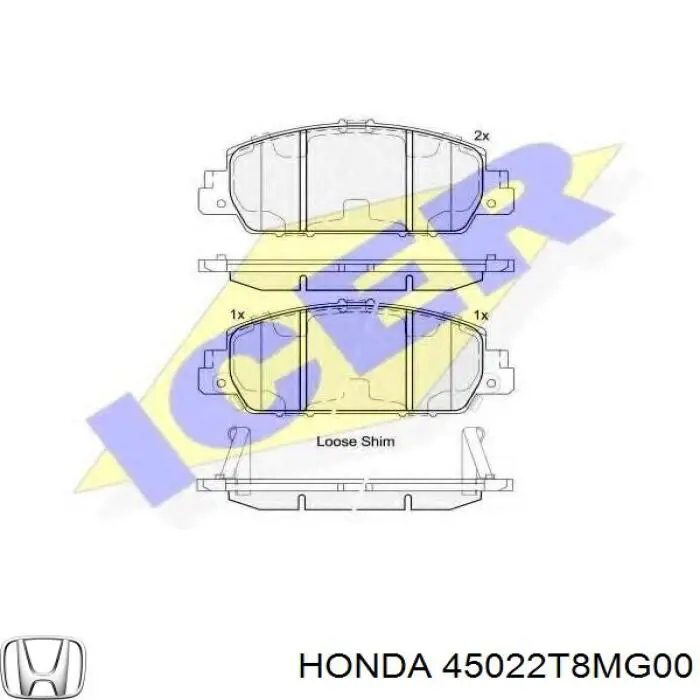  45022T8MG00 Honda