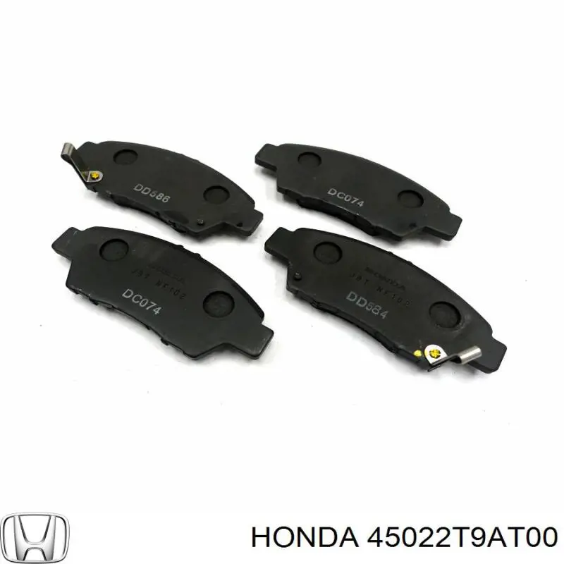 Гальмівні колодки Honda 45022T9AT00 ціна, від 22.78 USD