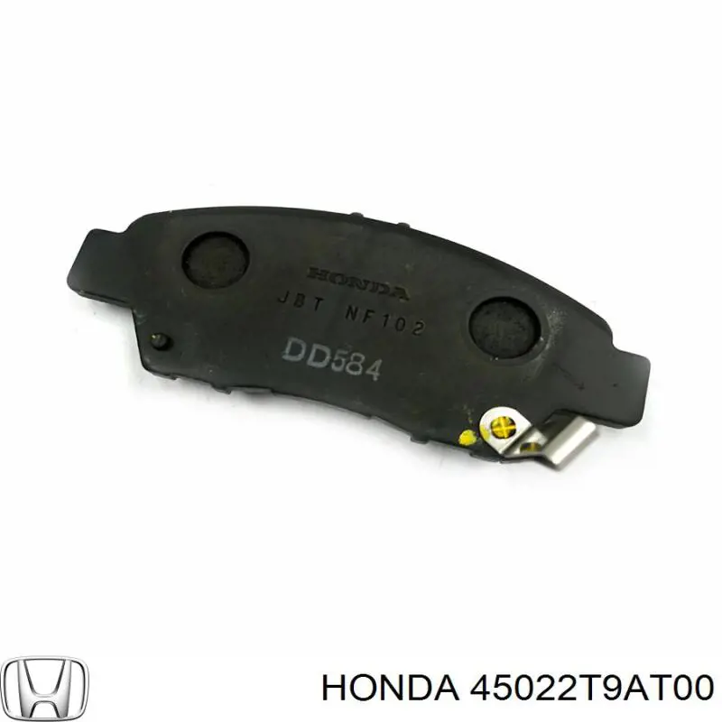 Купити 45022T9AT00 Honda Колодки гальмівні передні, дискові