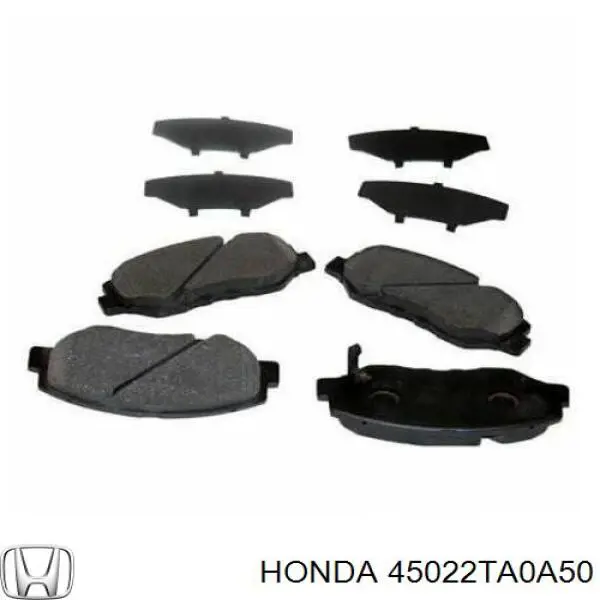45022TA0A50 Honda колодки гальмівні передні, дискові