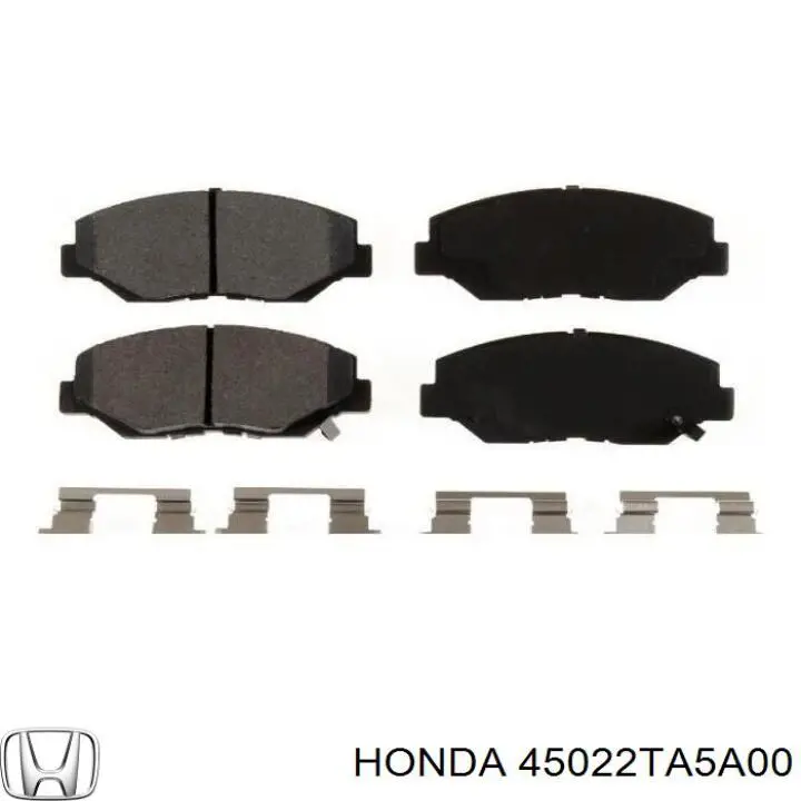 45022TA5A00 Honda колодки гальмівні передні, дискові