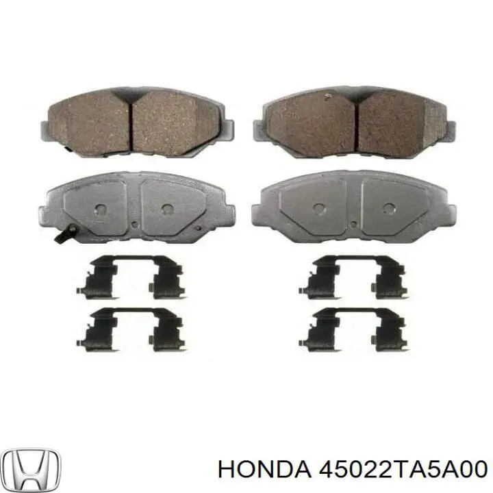 Гальмівні колодки Honda 45022TA5A00 ціна, від 22.53 USD