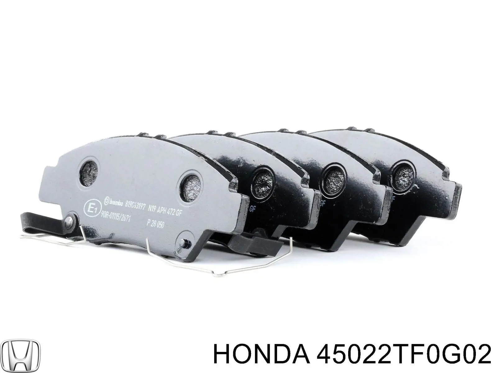 Гальмівні колодки Honda 45022TF0G02 ціна, від 30.23 USD