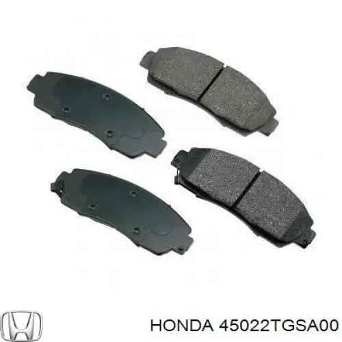 45022TGSA00 Honda Передні гальмівні колодки