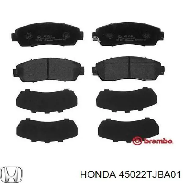 Купити 45022TJBA01 Honda Колодки гальмівні передні, дискові