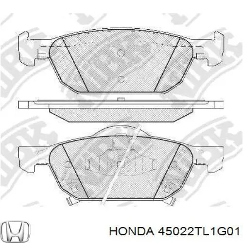Гальмівні колодки Honda 45022TL1G01 ціна, від 30.12 USD