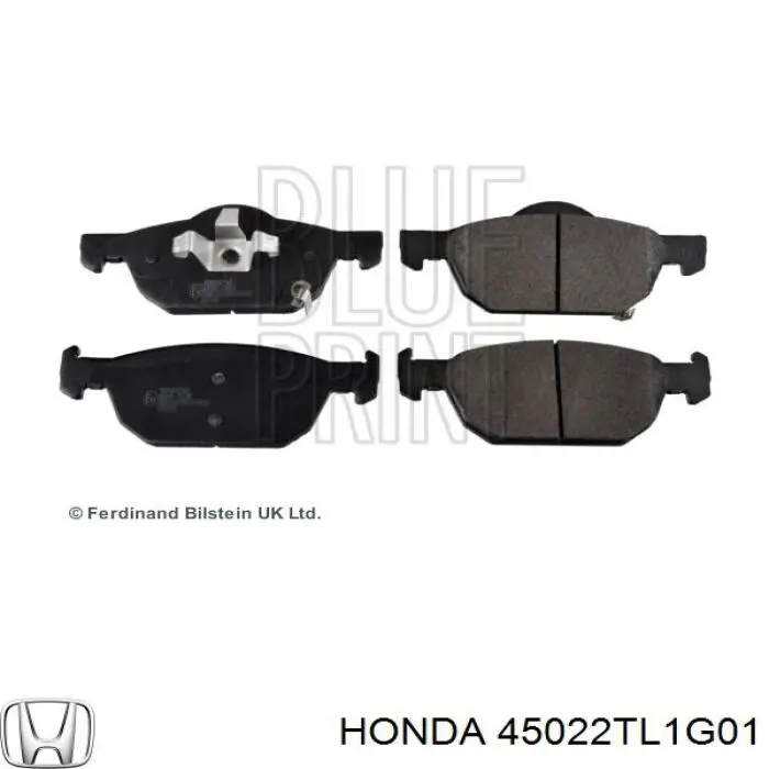 Купити 45022TL1G01 Honda Колодки гальмівні передні, дискові
