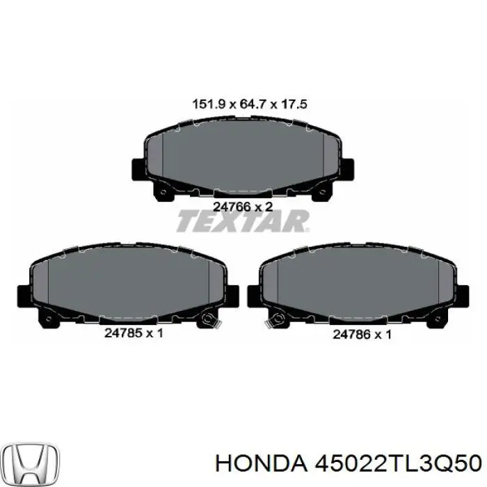  45022TL3Q50 Honda