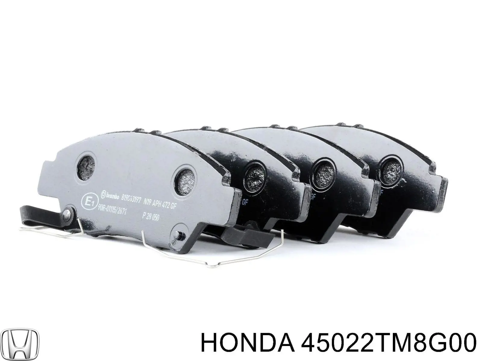 Передні тормозні колодки 45022TM8G00 Honda
