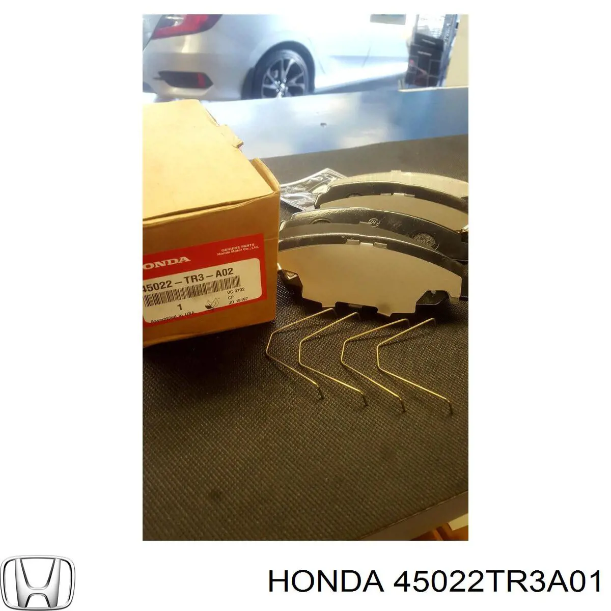Купити 45022TR3A01 Honda Колодки гальмівні передні, дискові