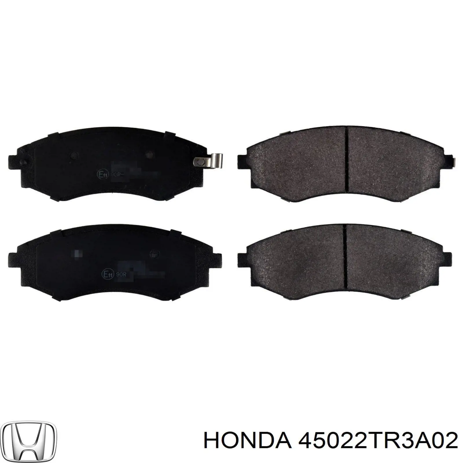 Гальмівні колодки Honda 45022TR3A02 ціна, від 21.09 USD