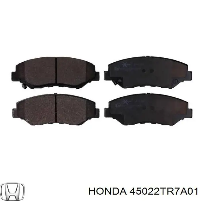 Купити 45022TR7A01 Honda Колодки гальмівні передні, дискові