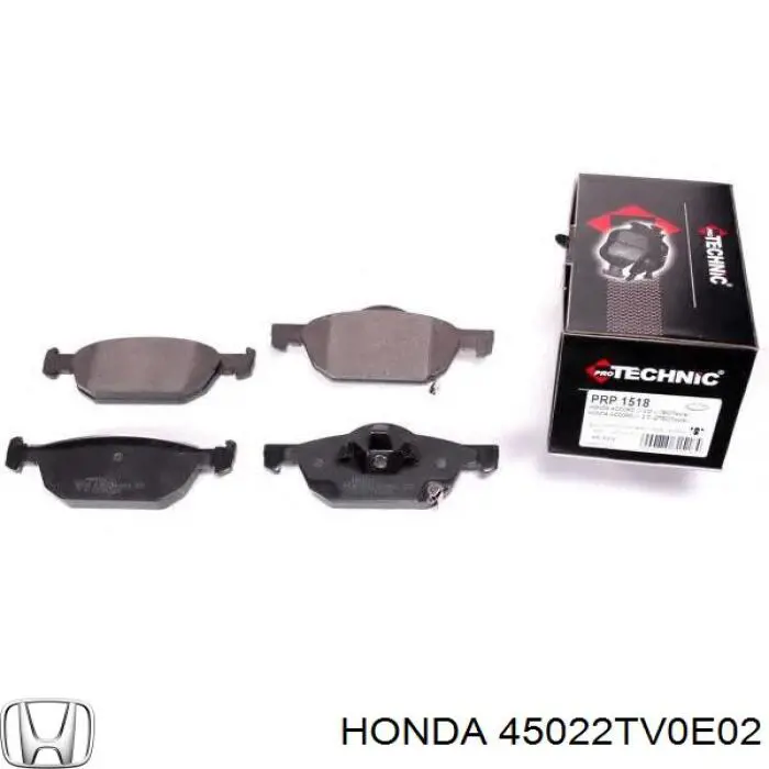 Гальмівні колодки Honda 45022TV0E02 ціна, від 39.31 USD
