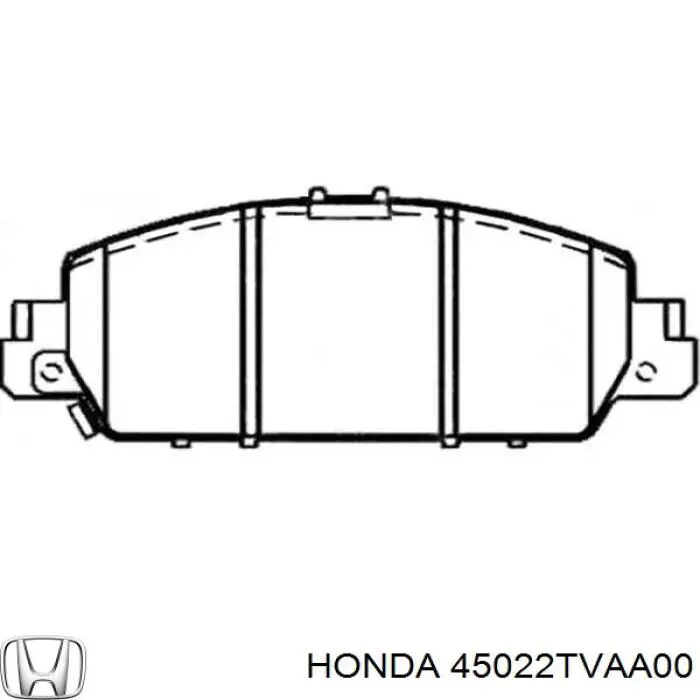 Гальмівні колодки Honda 45022TVAA00 ціна, від 62.98 USD