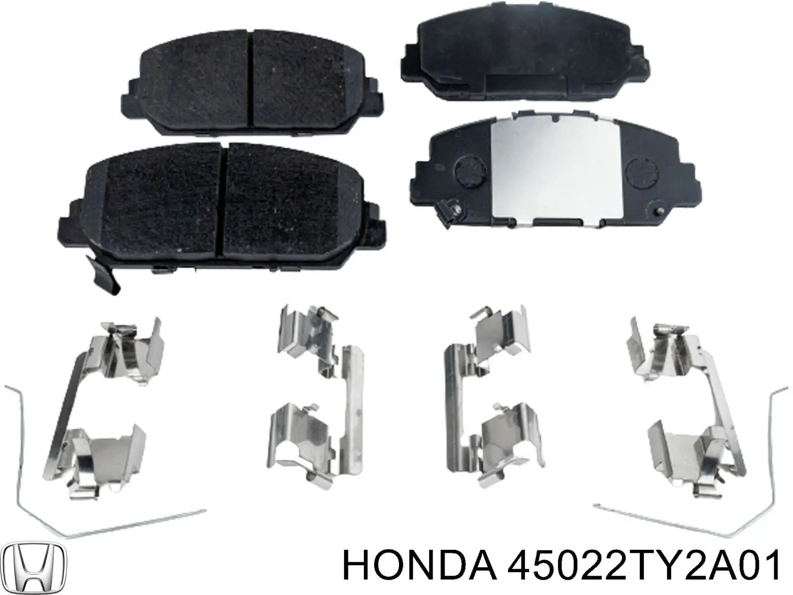 45022TY2A01 Honda Передні гальмівні колодки