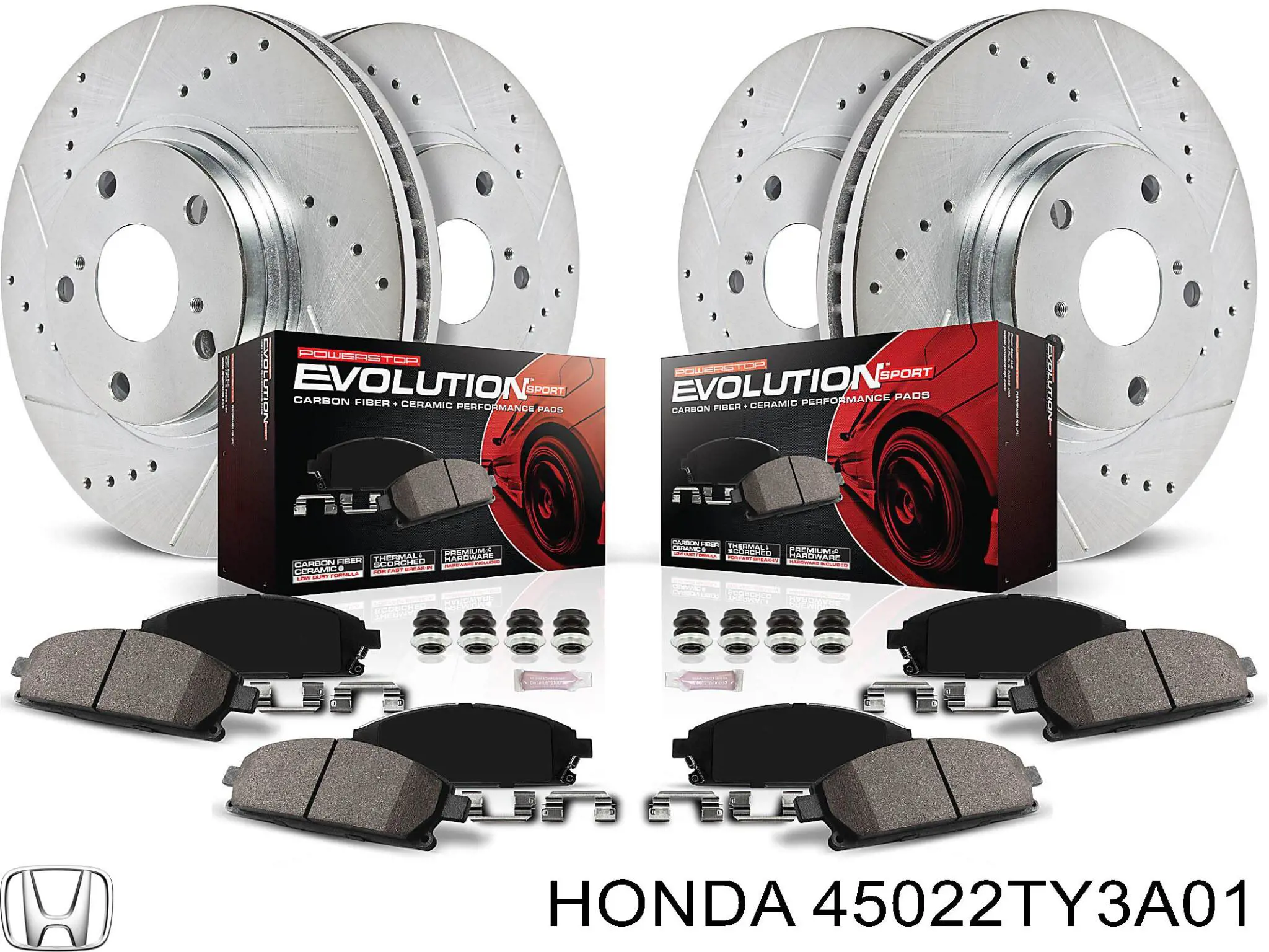 45022TY3A01 Honda Передні гальмівні колодки