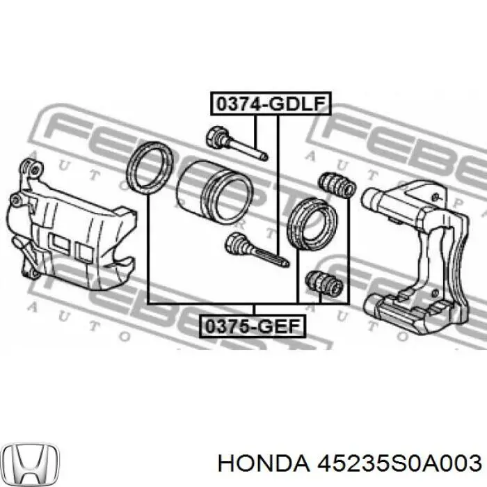  45235S0A003 Honda