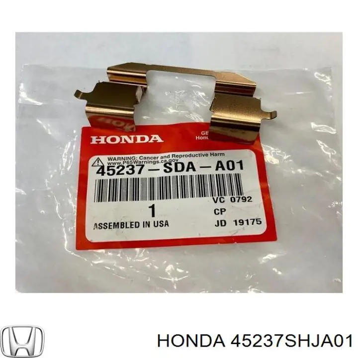  45237SHJA01 Honda