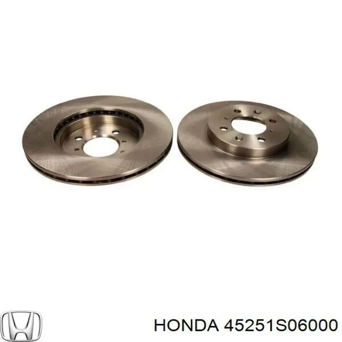 Гальмівні диски передні 45251S06000 Honda